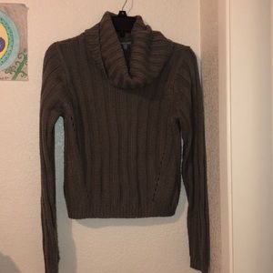 Brown winter shirt sweater